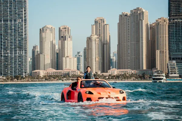 4 Seater Jet Car — photo 1 at Dubai Marina