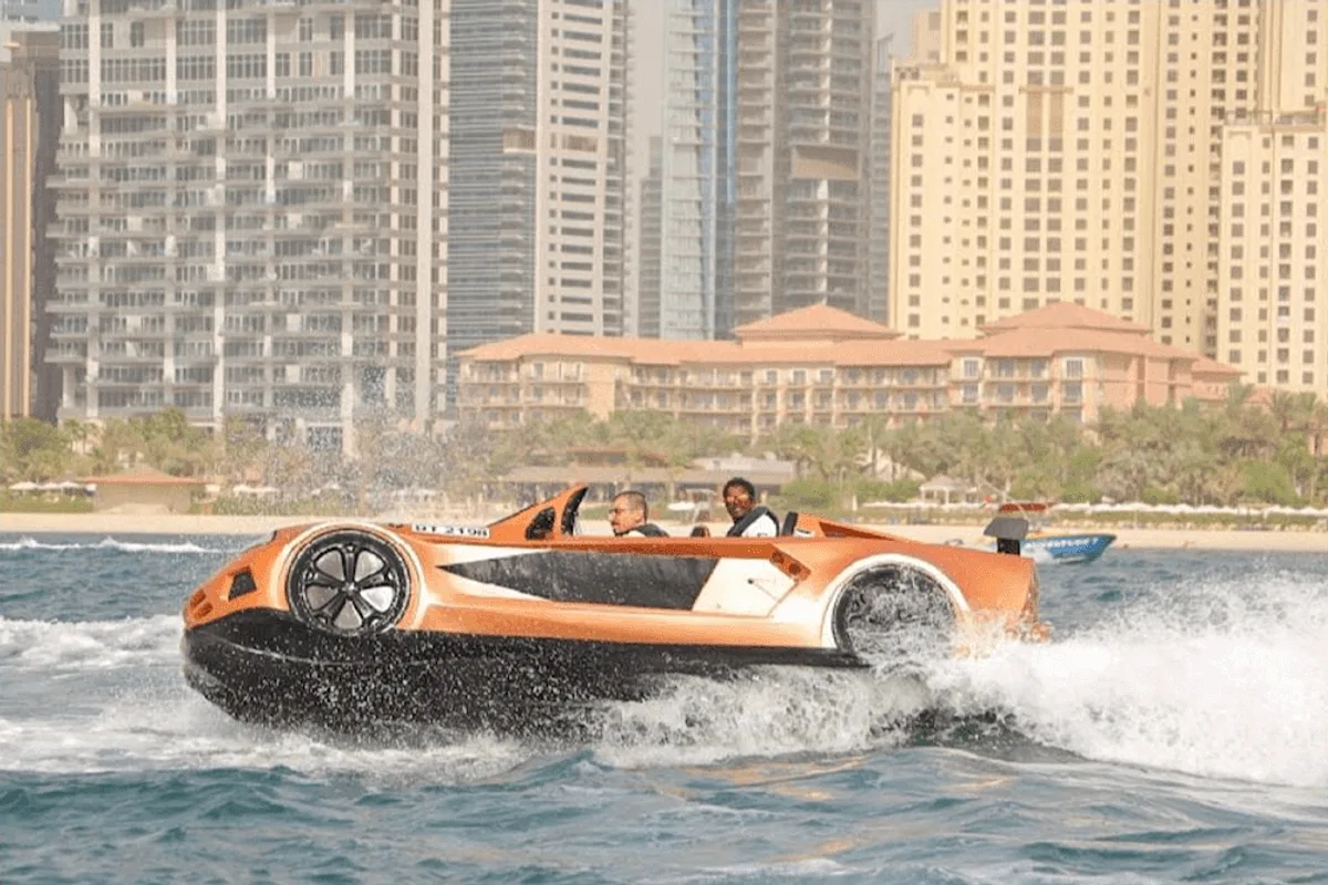 4 Seater Jet Car — photo 3 at Dubai Marina
