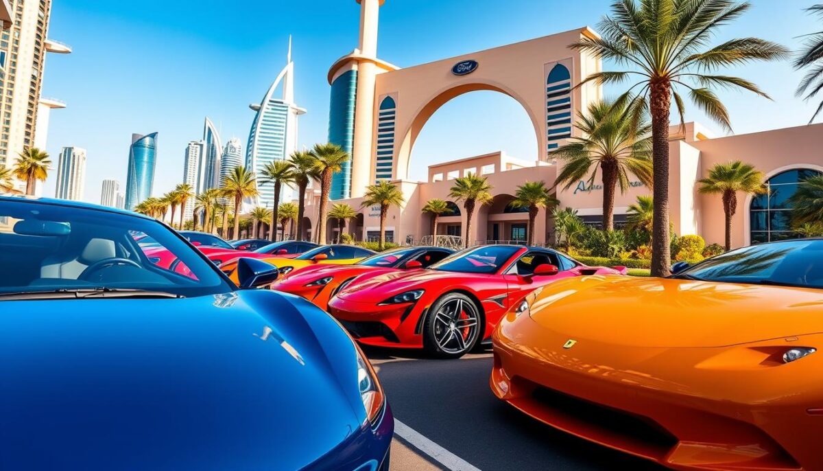 Exotic car rentals Dubai