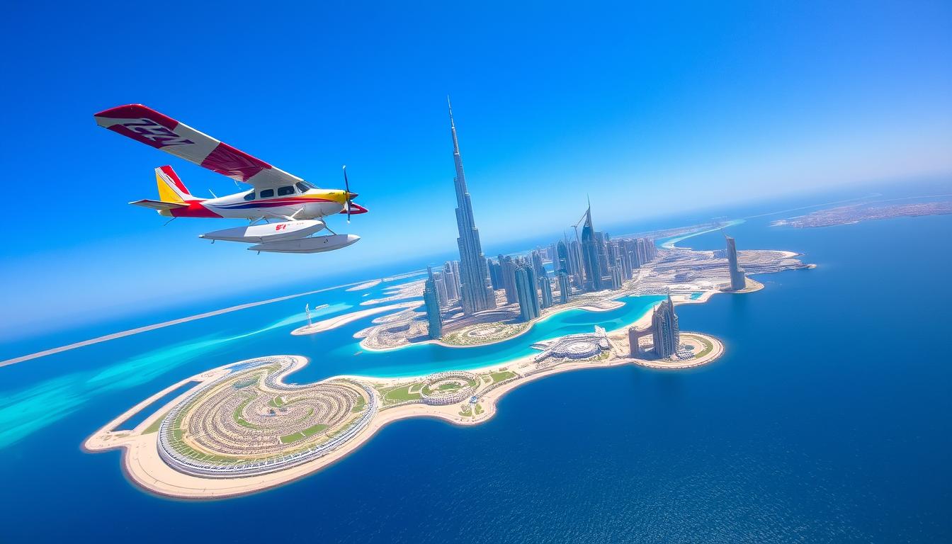 Seaplane photography tour Dubai