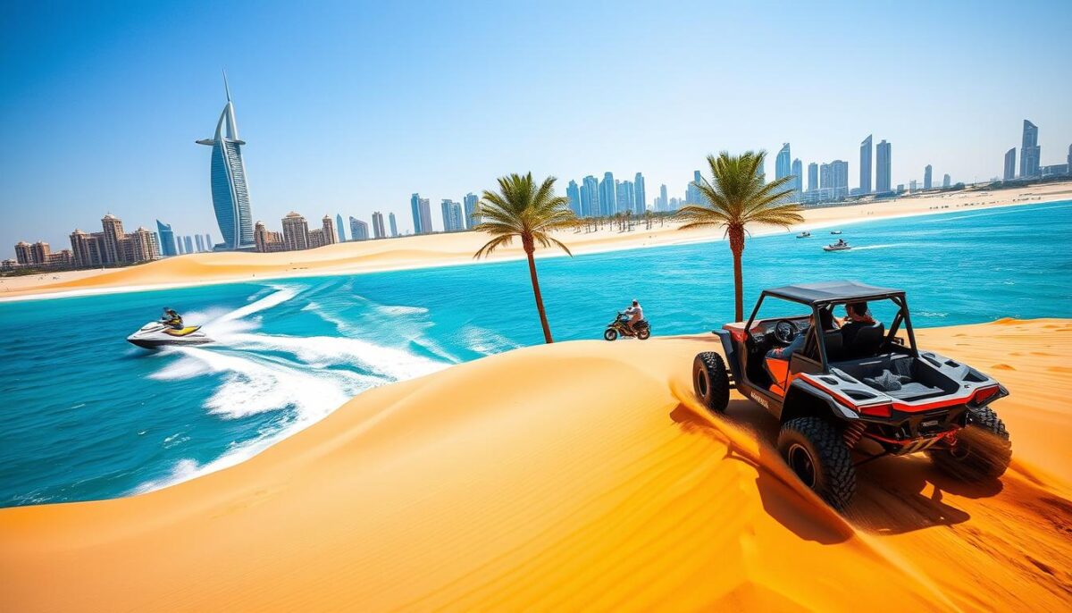 Dubai desert and water adventures