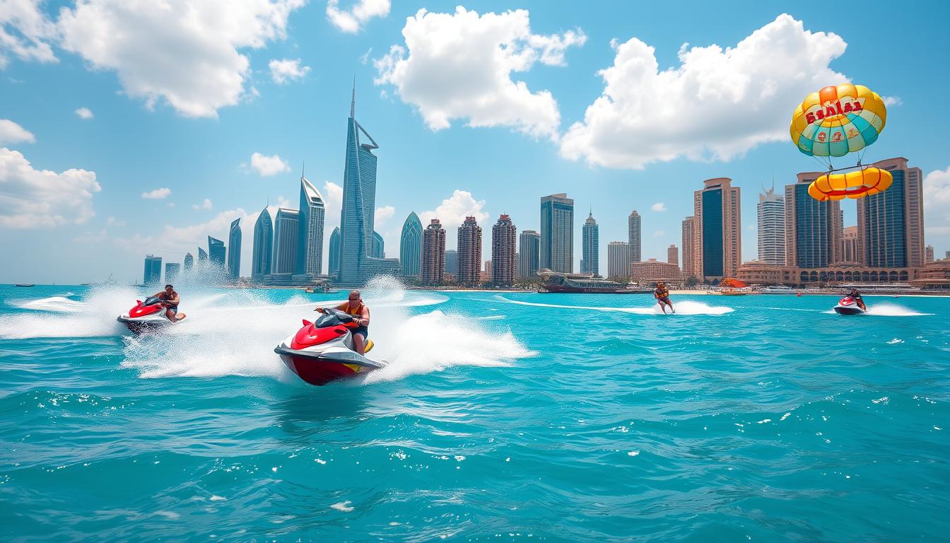 best time water adventures Dubai