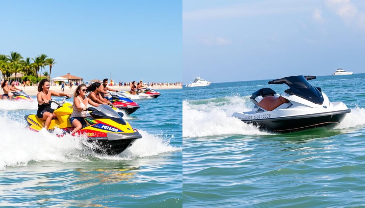 Comparing Jet Ski Tours and Water Jet Car Rides